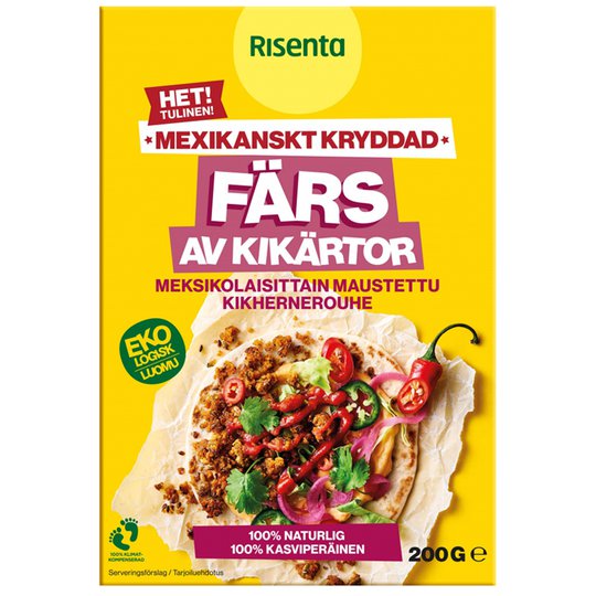 Luomu Tulinen Kikhernerouhe 200g - 31% alennus