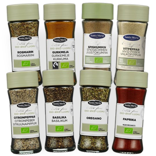 Luomumausteet 8kpl - 65% alennus