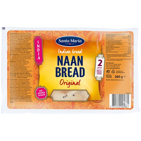 Naan-leipä Original - 21% alennus