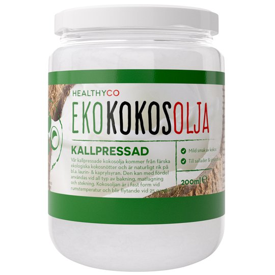 Luomu Kookosöljy 200ml - 60% alennus