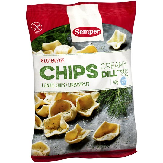 Linssisipsit "Creamy Dill" 40g - 34% alennus