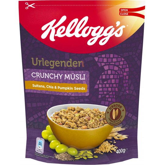 Mysli "Sultana, Chia & Pumkin Seeds" 400g - 57% alennus