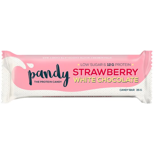 Proteiinipatukka Strawberry White Chocolate - 38% alennus