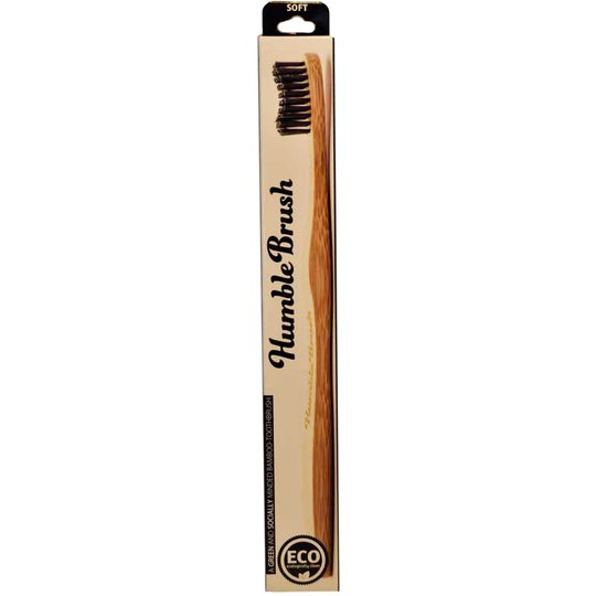 Hammasharja "Humble Brush" Musta - 20% alennus