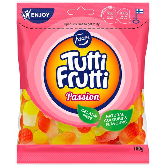 Hedelmäinen Makeispussi Passion - 23% alennus