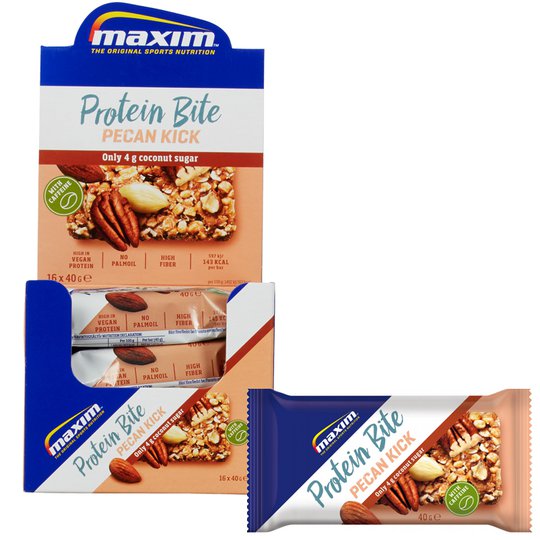 Laatikollinen proteiinipatukoita "Pecan Kick" 16x40g - 76% alennus