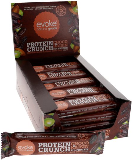 Proteiinipatukat Suklaa & Rusina 24kpl - 40% alennus