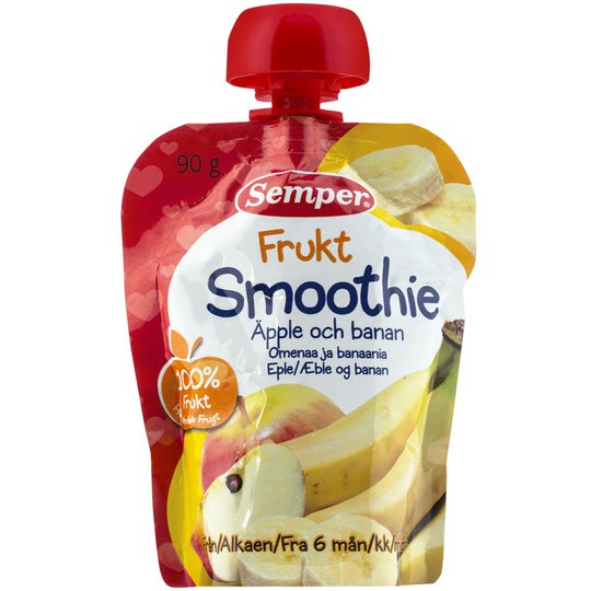 Lastenruoka Smoothie "Omenaa & Banaania" 90g - 6% alennus