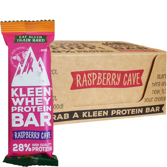 Laatikollinen Proteiinipatukoita "Raspberry Cave" 16 x 60g - 38% alennus