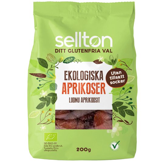 Luomu Aprikoosit 200g - 33% alennus