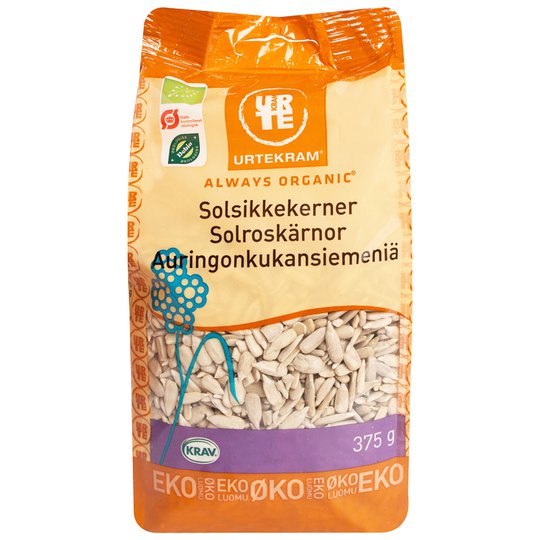 Luomu Auringonkukansiemenet - 26% alennus