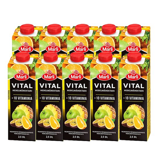 Marli Vital Hedelmänektari 10kpl - 30% alennus
