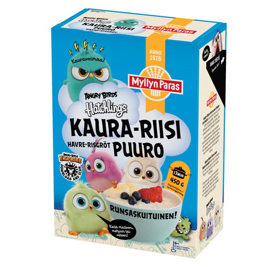Angry Birds Kaura-riisipuuro - 31% alennus