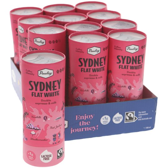 Maitokahvijuomat Sydney Flat White 12kpl - 61% alennus