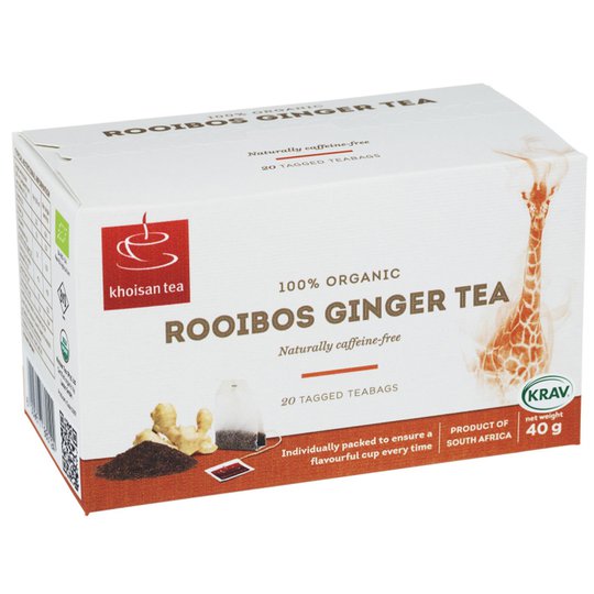 Luomu Rooibos Inkivääri Tee 40g - 50% alennus