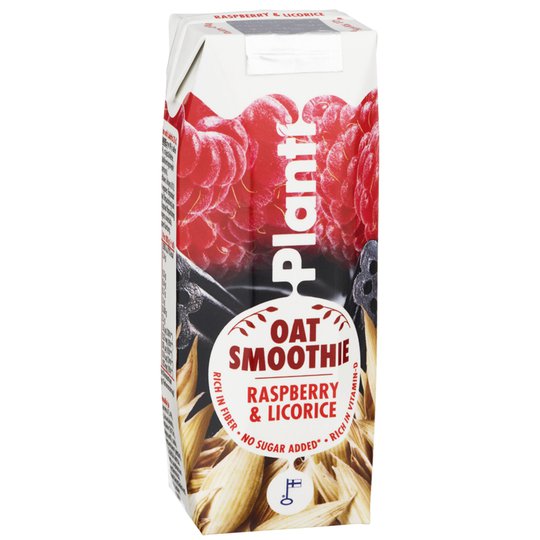 Kaurasmoothie Vadelma & Lakritsi - 34% alennus