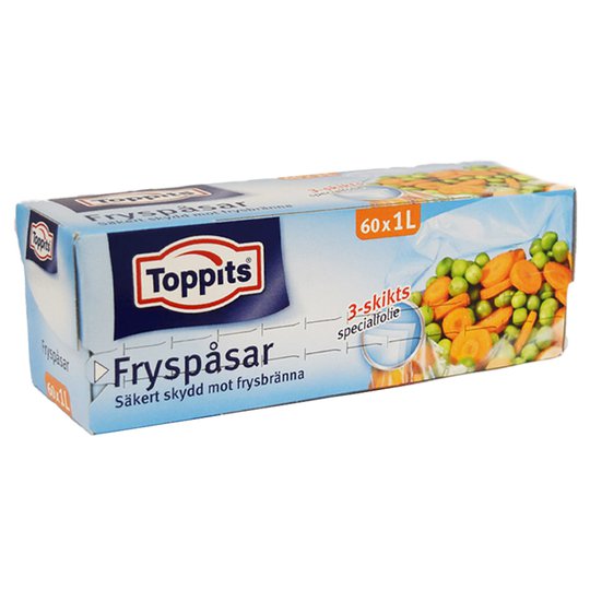 Pakastepussit 60 x 1l - 17% alennus