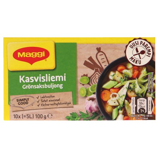 Kasvisliemi 10kpl - 5% alennus