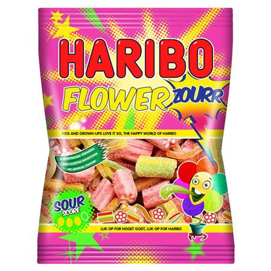 Karkkipussi "Flowerzourr" 250g - 20% alennus