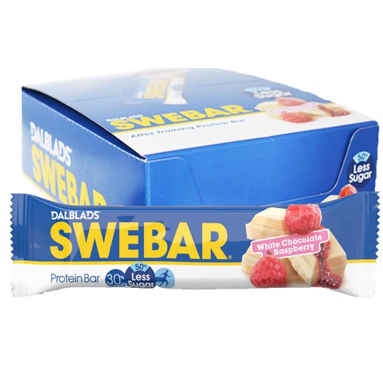 Laatikollinen proteiinipatukoita "White Chocolate & Raspberry" 20 x 50 g - 40% alennus
