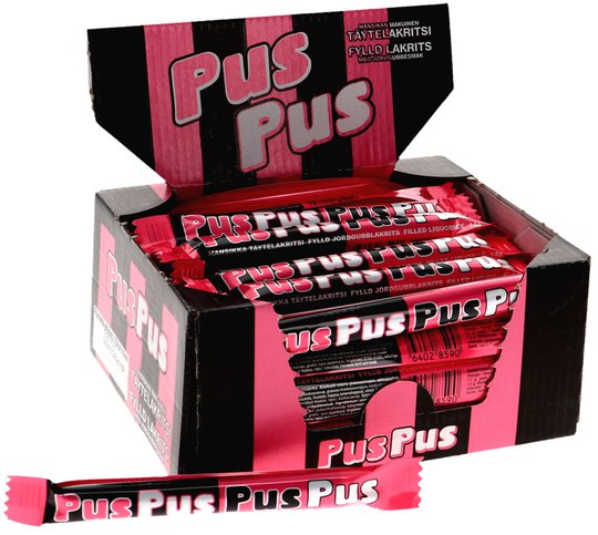 Lakritsipatukat Puspus 50kpl - 48% alennus