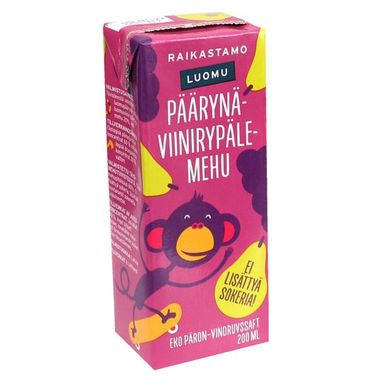 Luomu Pillimehu Päärynä & Viinirypäle - 29% alennus