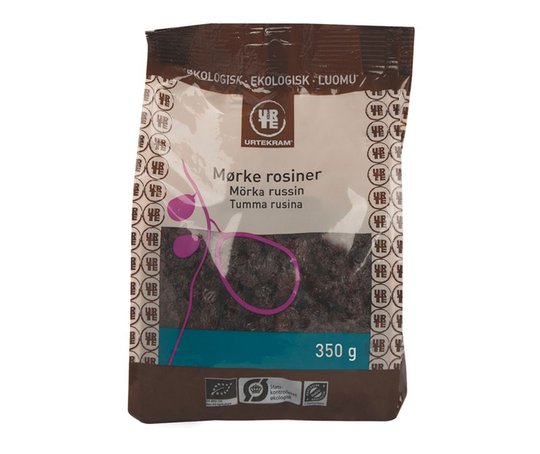 Luomu Tumma Rusinat 350g - 36% alennus