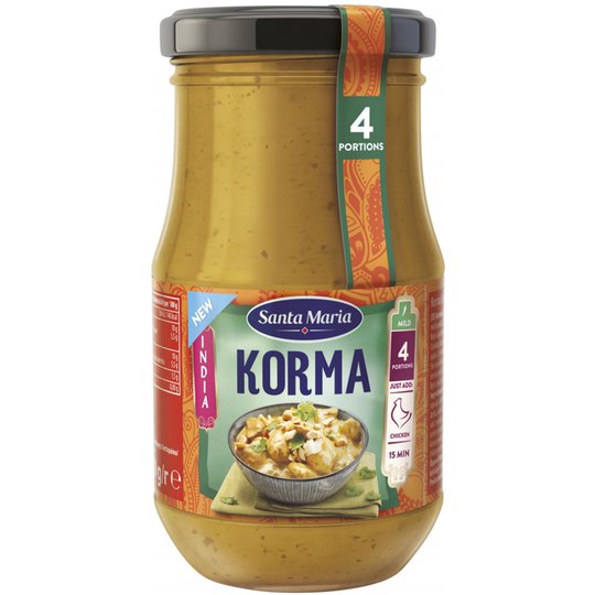 "Korma" Kastike 350g - 43% alennus