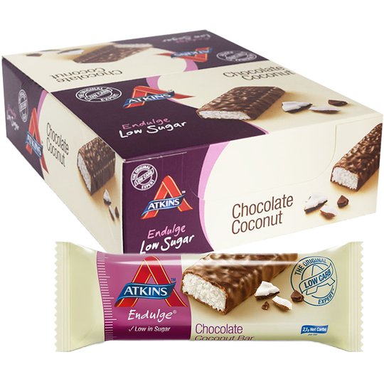 Laatikollinen Ateriankorvikepatukoita "Chocolate & Coconut" 15x35g - 61% alennus
