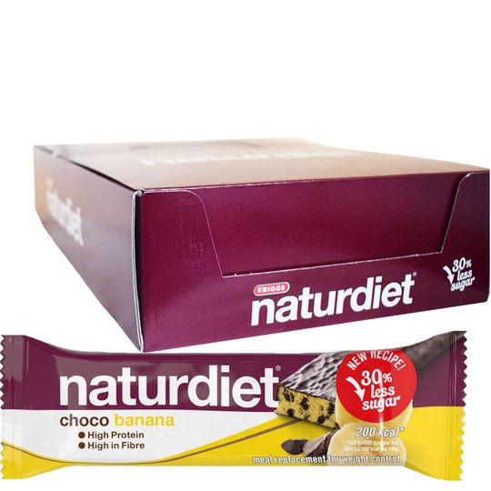 Laatikko: Ateriapatukat "Choco & Banana" 18 x 58g - 71% alennus