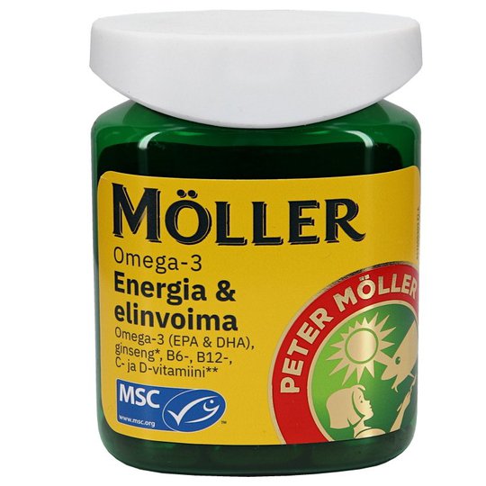 Omega-3 Energia & Elinvoima 60kpl/pakkaus - 37% alennus
