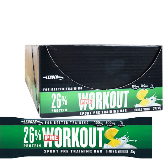 Laatikollinen "Pre workout" Patukoita 45g - 71% alennus
