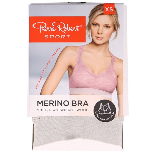 Urheiluliivi Merinovilla Pink Melange Koko XS - 57% alennus