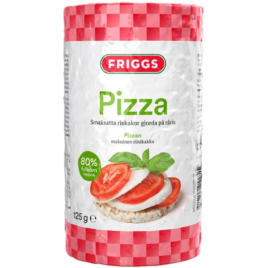 Riisikakut, Pitsan maku 125g - 34% alennus