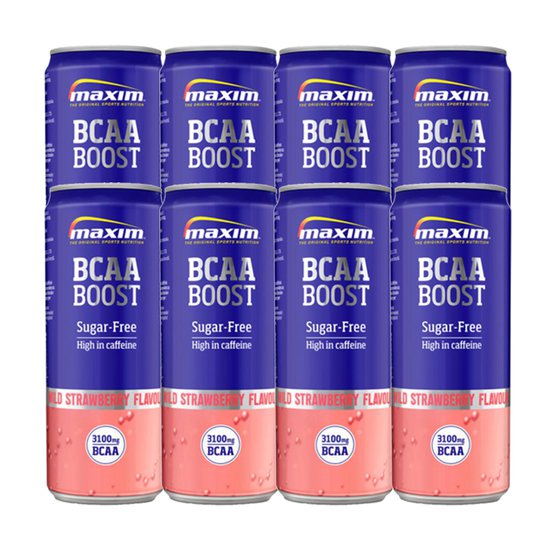 Urheilujuomat BCAA Boost Mansikka 8kpl - 28% alennus