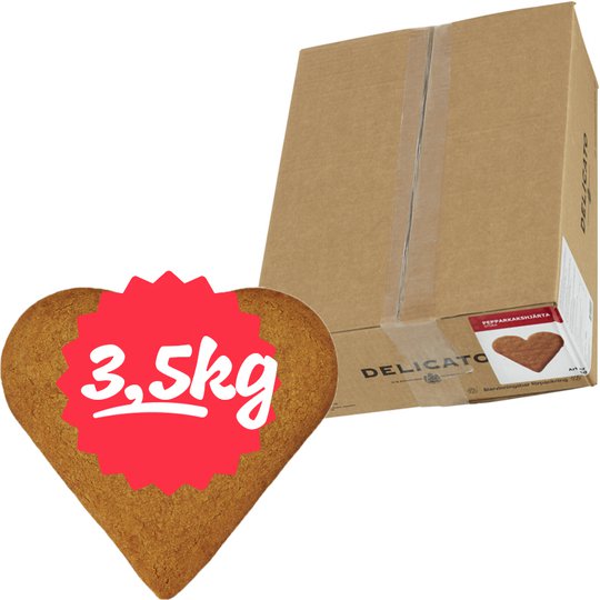 Piparkakkusydämet 3,5kg - 40% alennus