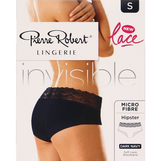 Invisible Micro Hipster Navy Lace Alushousut Koko S - 77% alennus