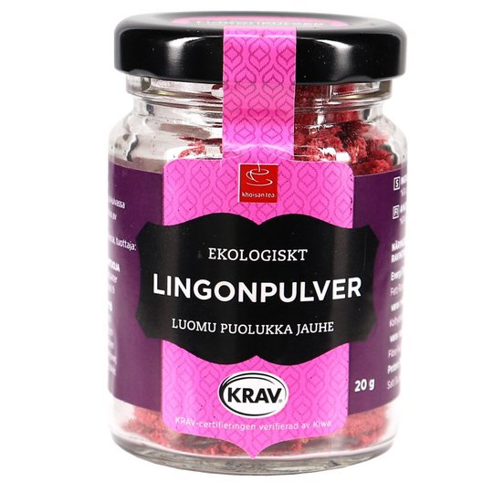 Luomu Puolukka Jauhe - 33% alennus
