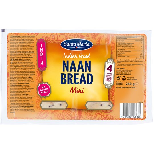 Naan-leipä Mini - 38% alennus