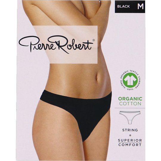 Cotton String Alushousut Musta Koko M - 77% alennus