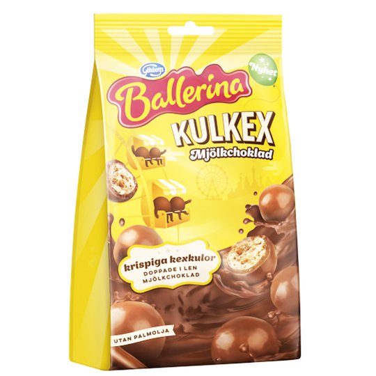 Keksikuulat Maitosuklaa 140g - 72% alennus