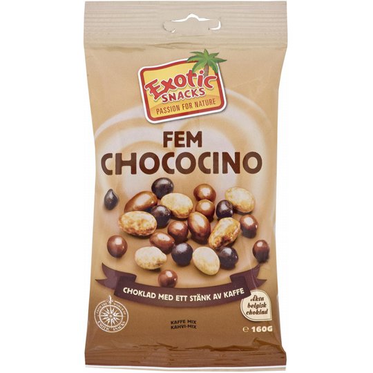 Välipalasekoitus "Fem Chococino" 160g - 50% alennus