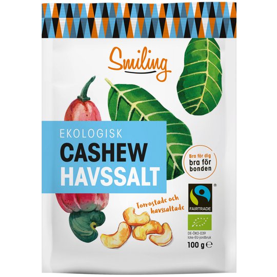 Luomu Cashewpähkinät - 38% alennus