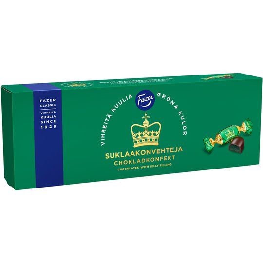 Suklaakonvehteja Vihreitä Kuulia - 25% alennus