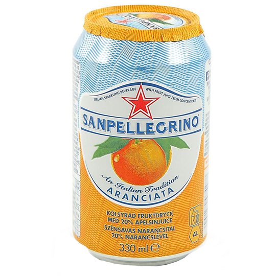 Kivennäisvesi "San Pellegrino Aranciata" 330 ml - 20% alennus