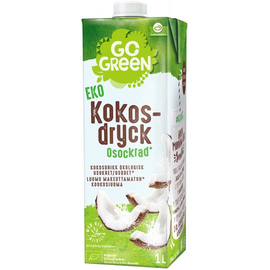 Luomu Kookosjuoma 1L - 32% alennus