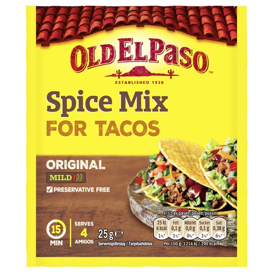 Taco Mausteseos 25g - 0% alennus
