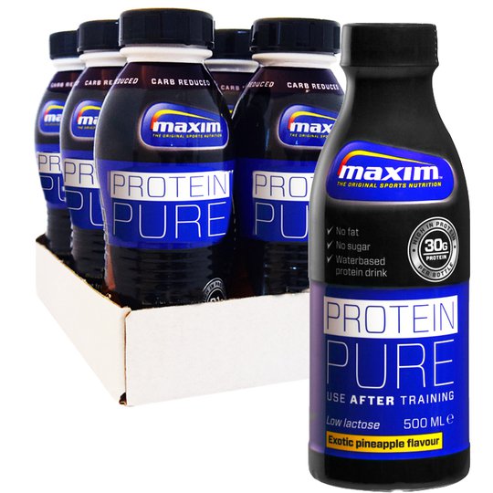 Proteiinijuomat "Exotic Pineapple" 12 x 500ml - 78% alennus