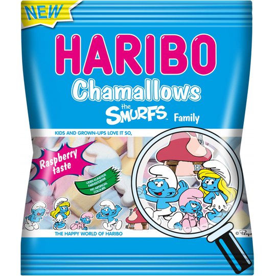 Vaahtokarkit "The Smurfs" 100 g - 34% alennus