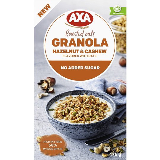 Granola Hassel- & Cashewpähkinä - 21% alennus